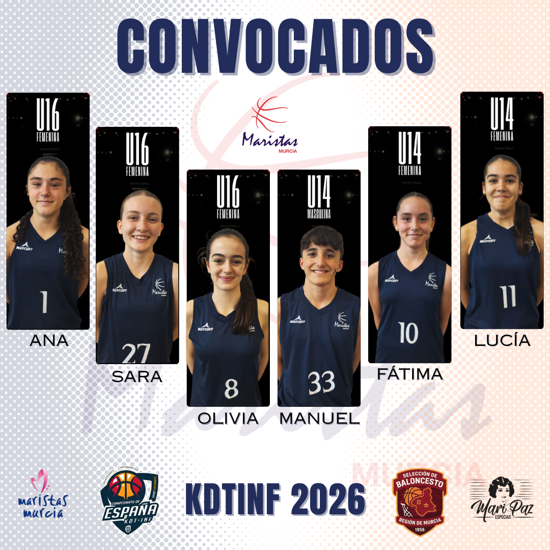 🏀🔵⚪ Maristas, presente en el Campeonato de España de Selecciones Autonómicas (KDTINF) ⚪🔵🏀